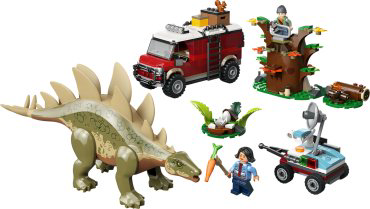 LEGO В поисках Стегозавра Jurassic World 76965, деталей 420 шт купить,NaN