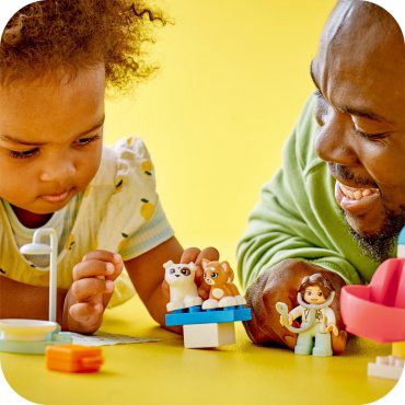 LEGO Визит в ветеринарную клинику DUPLO 10438, деталей 28 шт купить,NaN