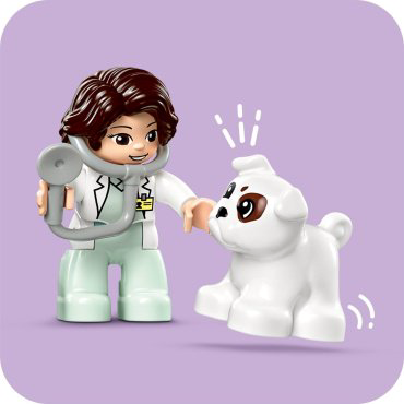 LEGO Визит в ветеринарную клинику DUPLO 10438, деталей 28 шт купить,NaN