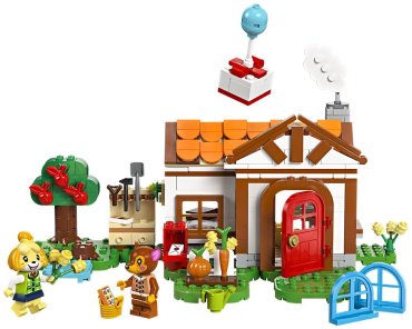 LEGO Визит в дом Изабель Animal Crossing 77049, деталей 389 шт