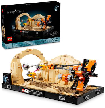 LEGO Диорама Boonta Eve Podrace Star Wars 75380, деталей 718 шт купить,NaN