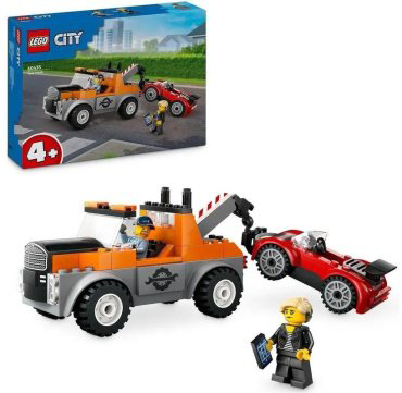 LEGO Эвакуатор и ремонт спортивного автомобиля 60435, деталей 101 шт