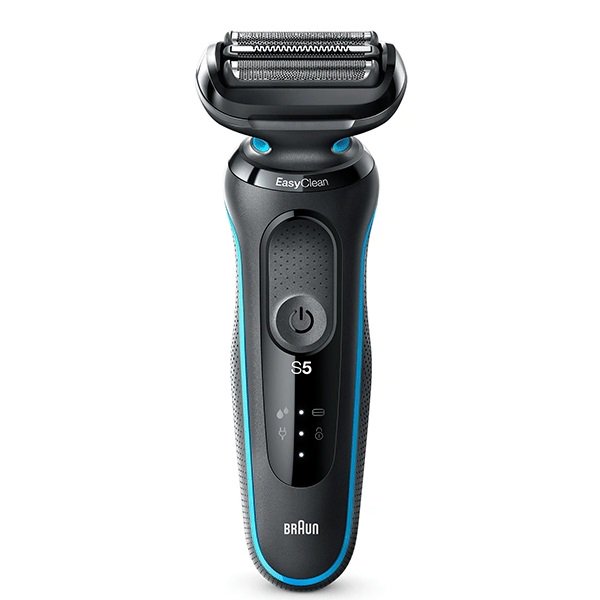 Электробритва Braun 51-M1000s черно-синяя