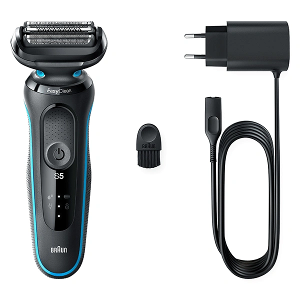 Электробритва Braun 51-M1000s черно-синяя - ForteMarket Электробритва Braun 51-M1000s черно-синяя купить,0
