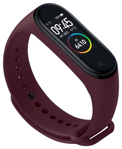 Смарт-браслет Xiaomi Mi Band 4 бордовый купить,NaN