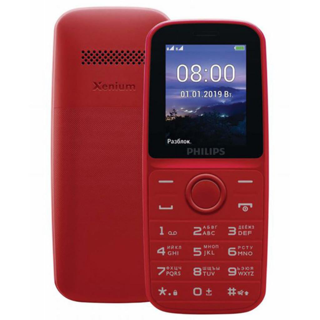 Мобильный телефон Philips E109 Red купить,NaN