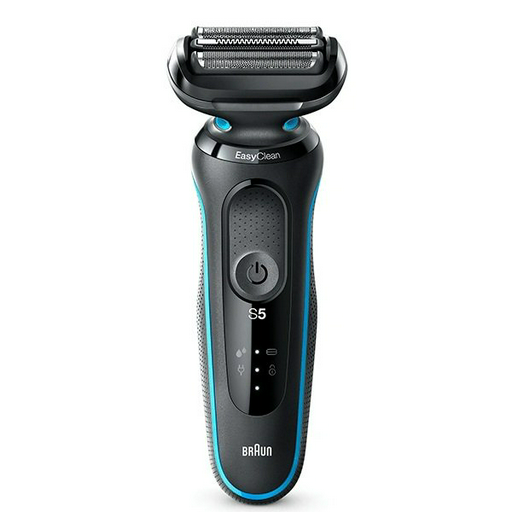 Электробритва Braun 51-M1000s черно-синяя