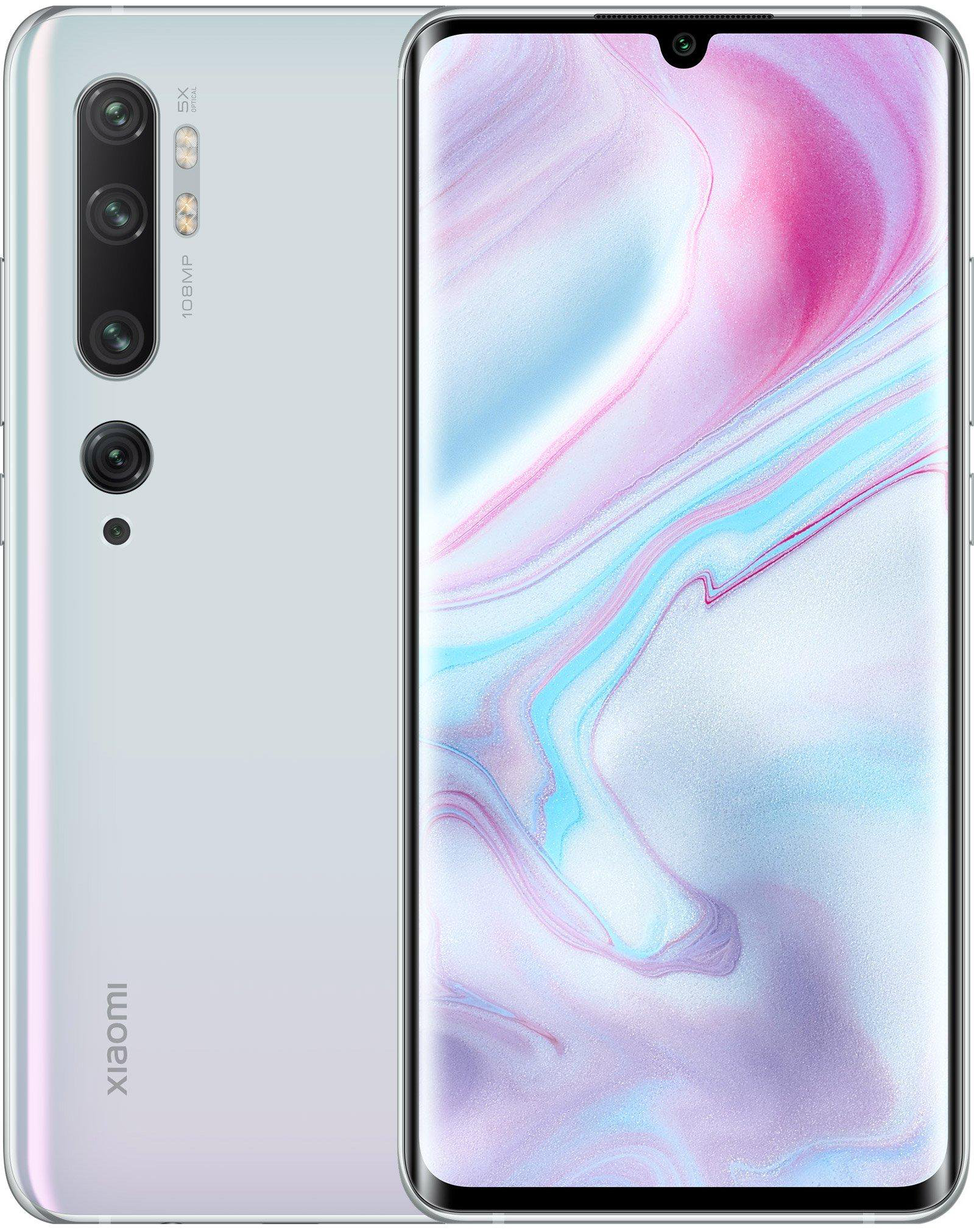 Смартфон Xiaomi Mi Note 10 128Gb Glacier White купить,NaN
