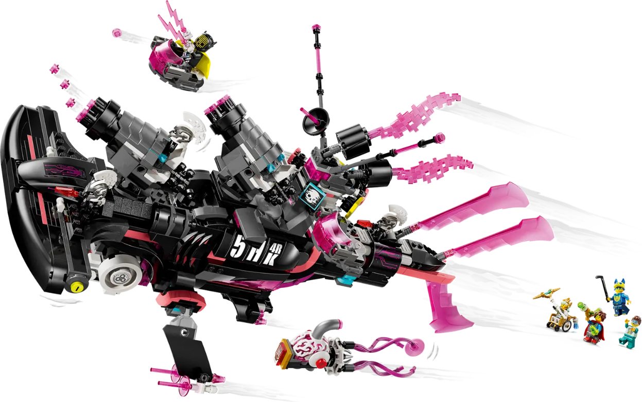 Конструктор LEGO Кошмарная Акула Подводная Лодка, деталей 1413 шт купить,0