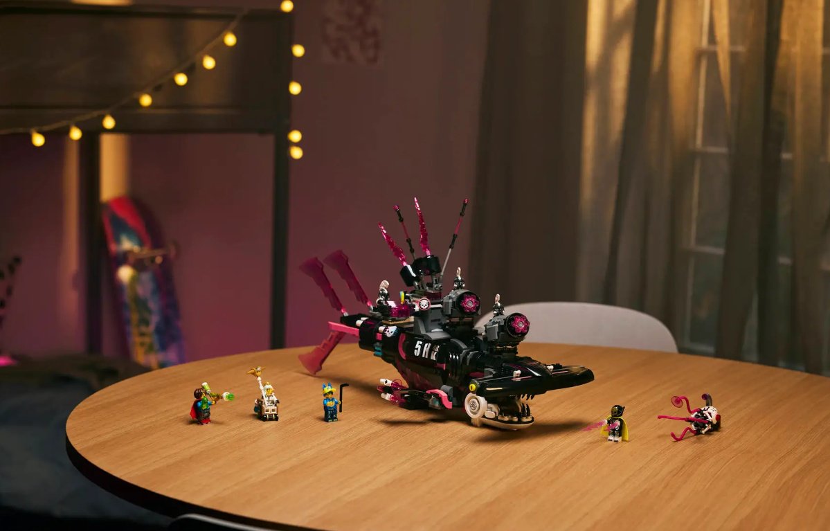 Конструктор LEGO Кошмарная Акула Подводная Лодка, деталей 1413 шт купить,0