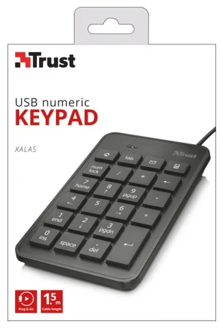 Клавиатура проводная Trust Xalas 22221 Black купить,0