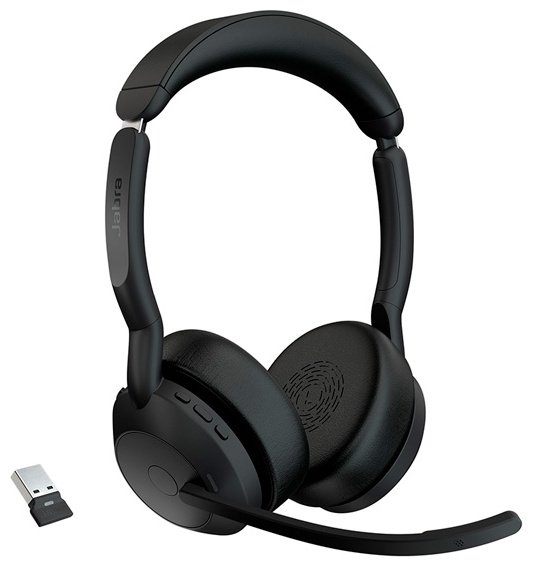 Наушники Jabra Evolve2 55 Link380с MS Stereo черный
