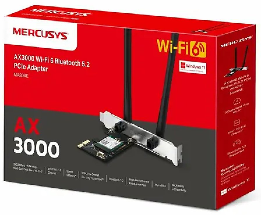 Wi-Fi адаптер Mercusys Mercusys MA80XE