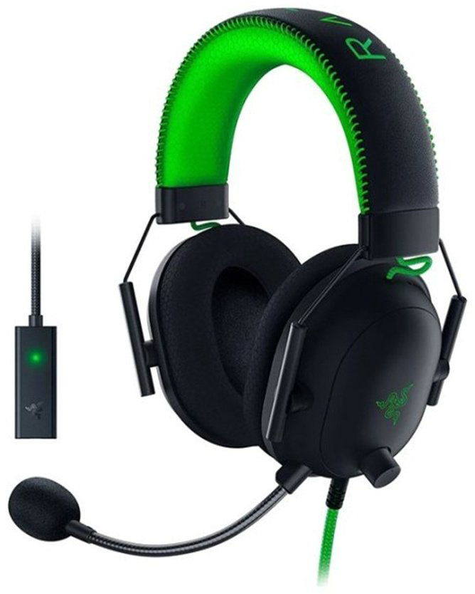 Наушники Razer Blackshark V2 + USB Sound Card черный купить,66990