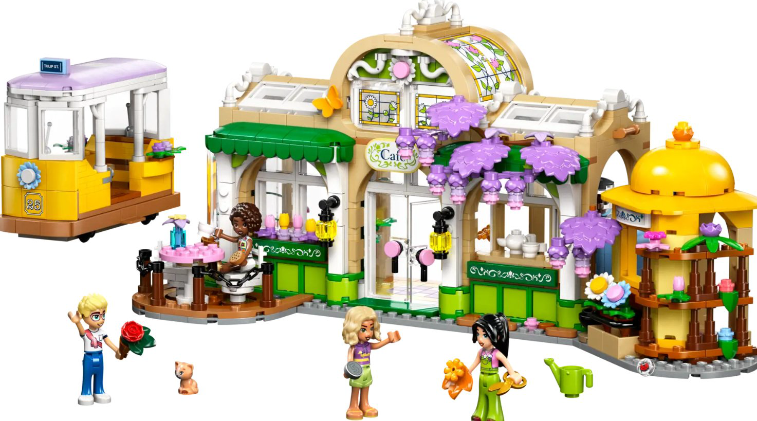 Конструктор LEGO Friends Plant cafe and flower shop, деталей 1138 шт купить,NaN