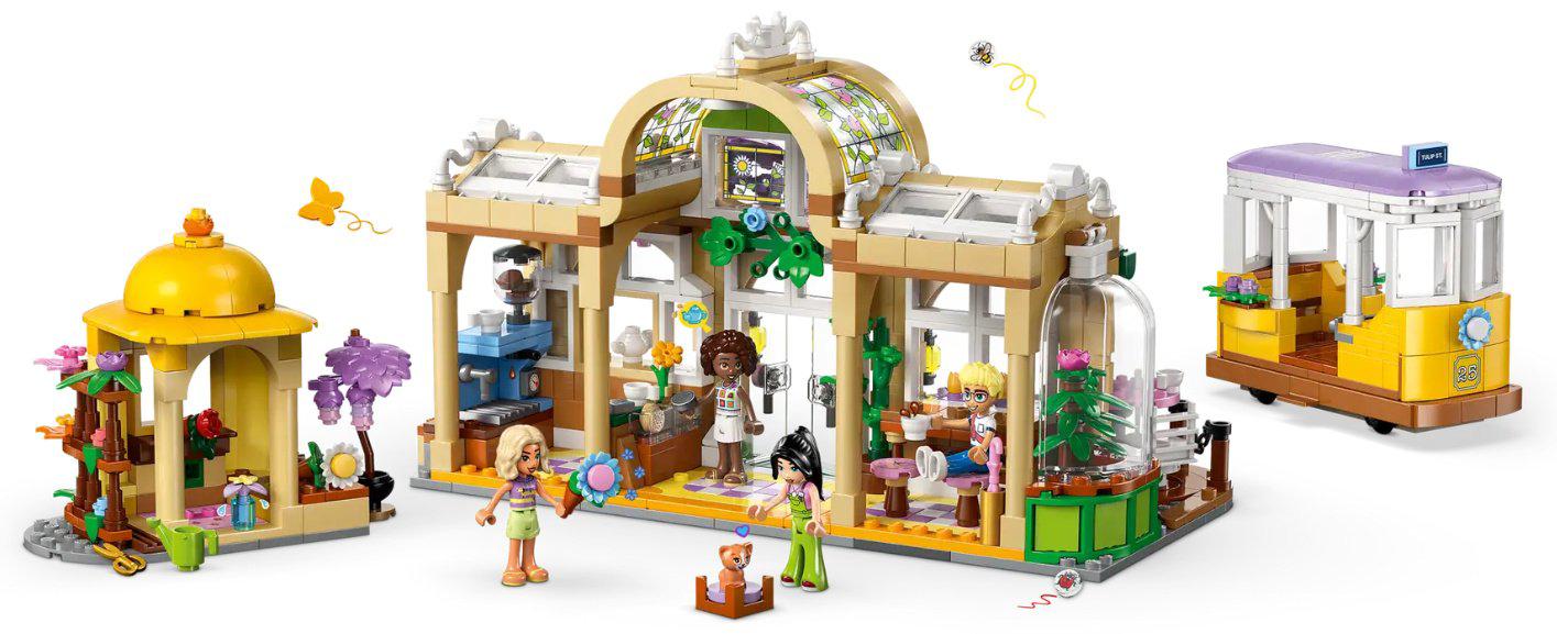 Конструктор LEGO Friends Plant cafe and flower shop, деталей 1138 шт купить,NaN