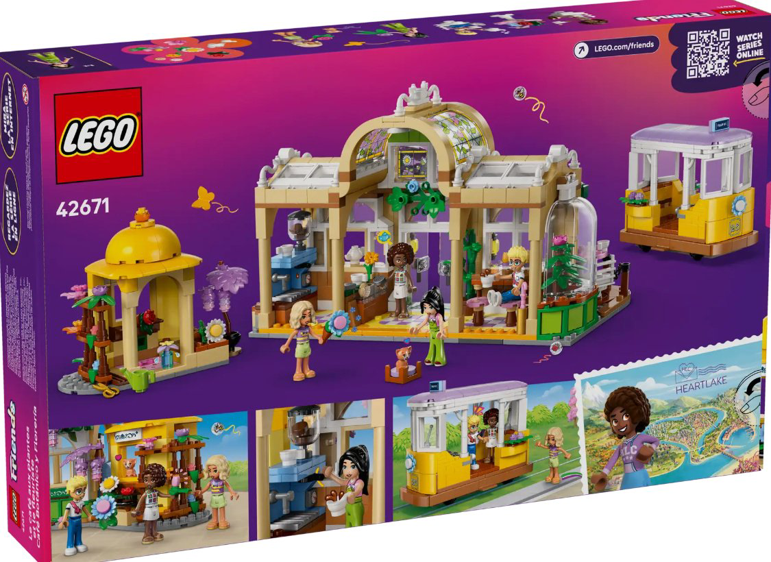 Конструктор LEGO Friends Plant cafe and flower shop, деталей 1138 шт купить,NaN
