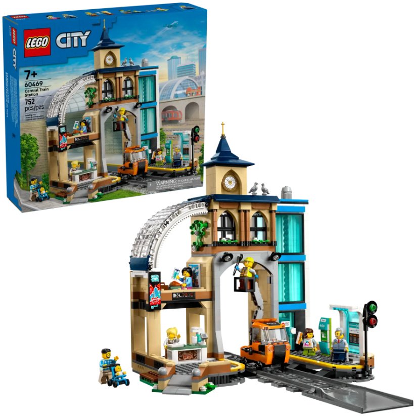 Конструктор LEGO Центральный железнодорожный вокзал, деталей 752 шт купить,NaN