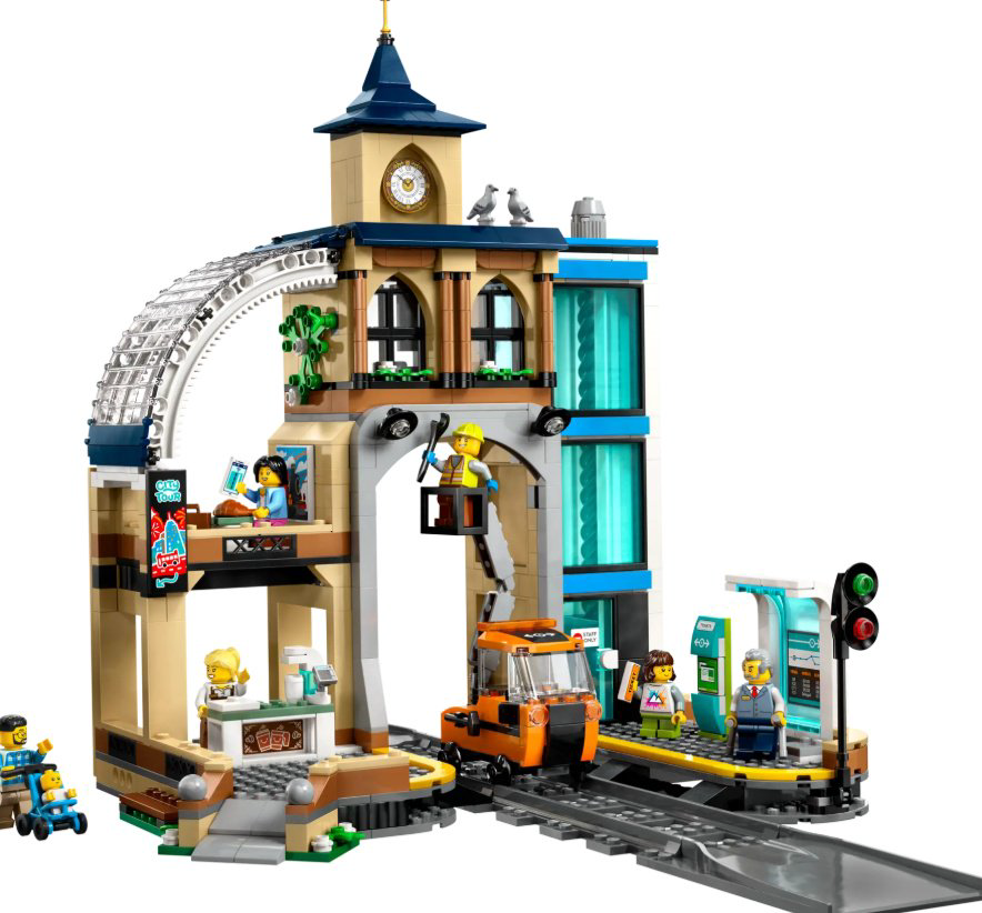 Конструктор LEGO Центральный железнодорожный вокзал, деталей 752 шт купить,NaN