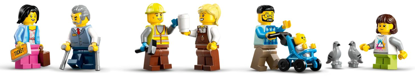 Конструктор LEGO Центральный железнодорожный вокзал, деталей 752 шт купить,NaN