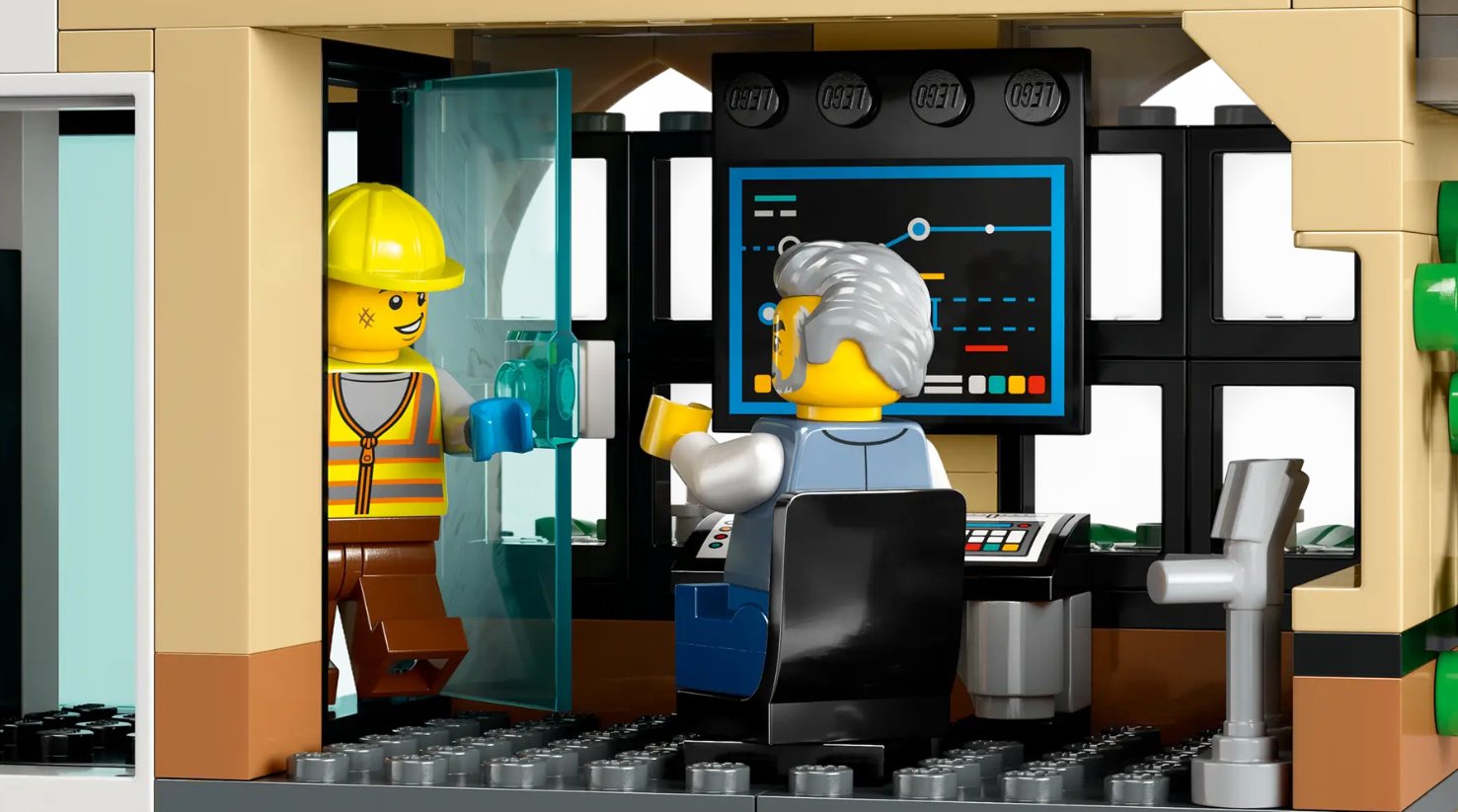 Конструктор LEGO Центральный железнодорожный вокзал, деталей 752 шт купить,NaN