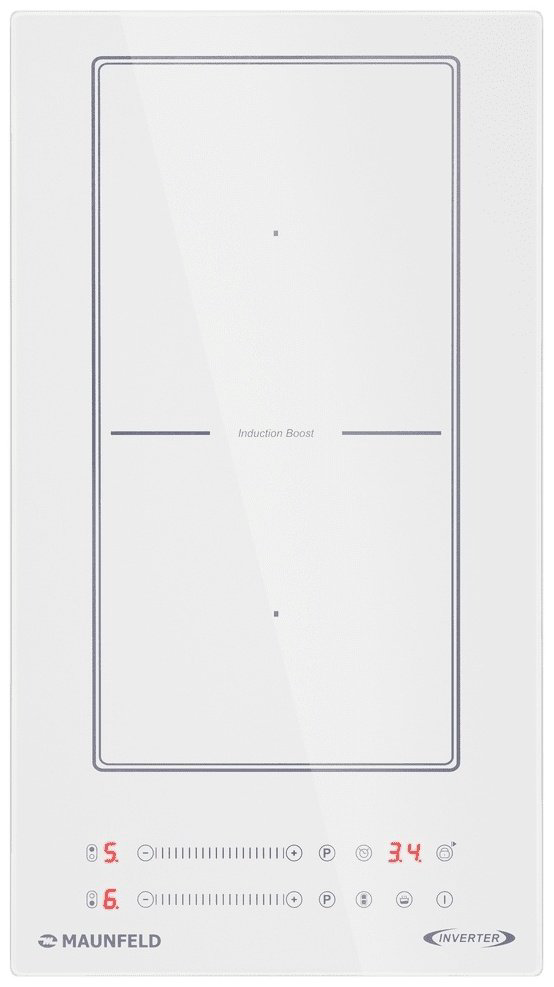 Варочная поверхность MAUNFELD CVI292S2BWH Inverter белый купить,NaN