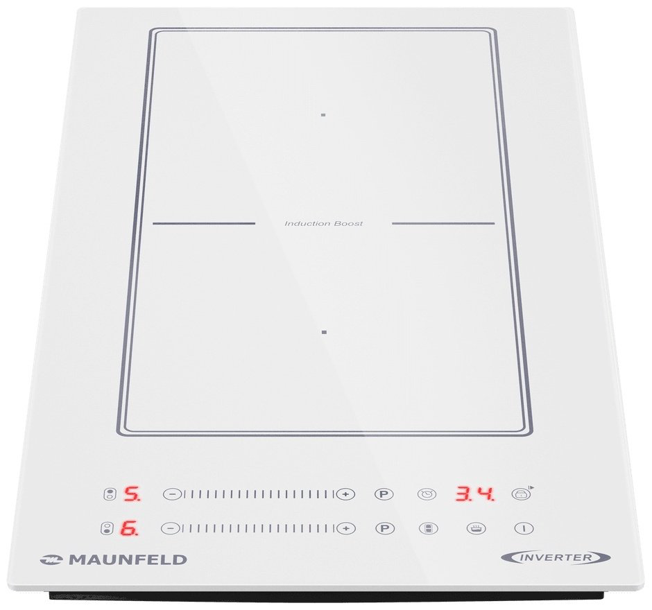 Варочная поверхность MAUNFELD CVI292S2BWH Inverter белый купить,NaN