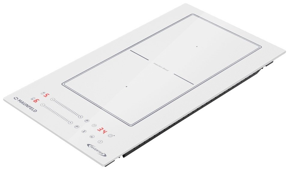 Варочная поверхность MAUNFELD CVI292S2BWH Inverter белый купить,NaN