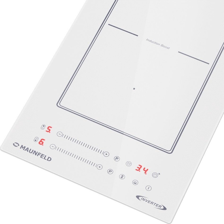 Варочная поверхность MAUNFELD CVI292S2BWH Inverter белый купить,NaN