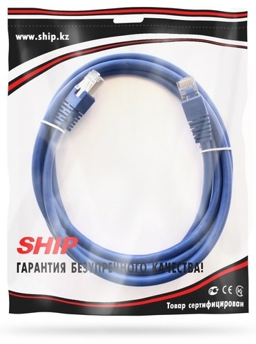 Кабель SHIP RJ-45 - RJ-45 2 м Cat.6, FTP, LSZH, RJ-45, 2 м, S7025BL0200-P, Blue купить,1634