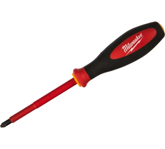 Отвертка Milwaukee 4932464048 VDE PZ2х100 - ForteMarket Отвертка Milwaukee 4932464048 VDE PZ2х100 купить,0
