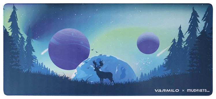 Коврик для мыши VARMILO Aurora Desk Mat XL (ZDB053-01) 900x400x3 мм рисунок