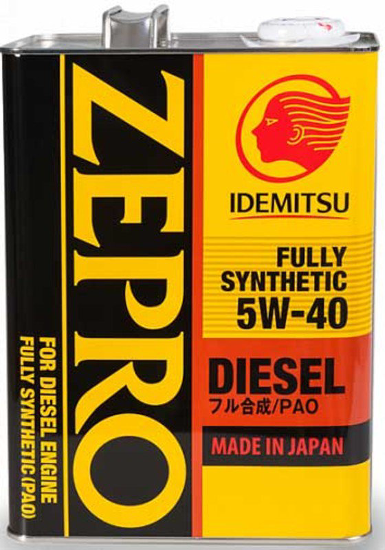 Моторное масло Idemitsu Zepro Fully Synthetic 5W-40 Diesel 4л купить,NaN