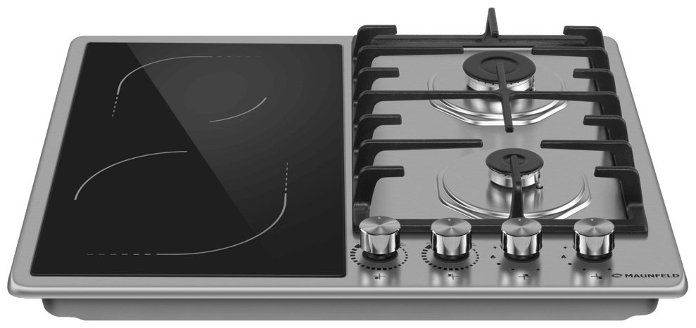 Варочная поверхность MAUNFELD EEHS.642VC.3CS/KG серый