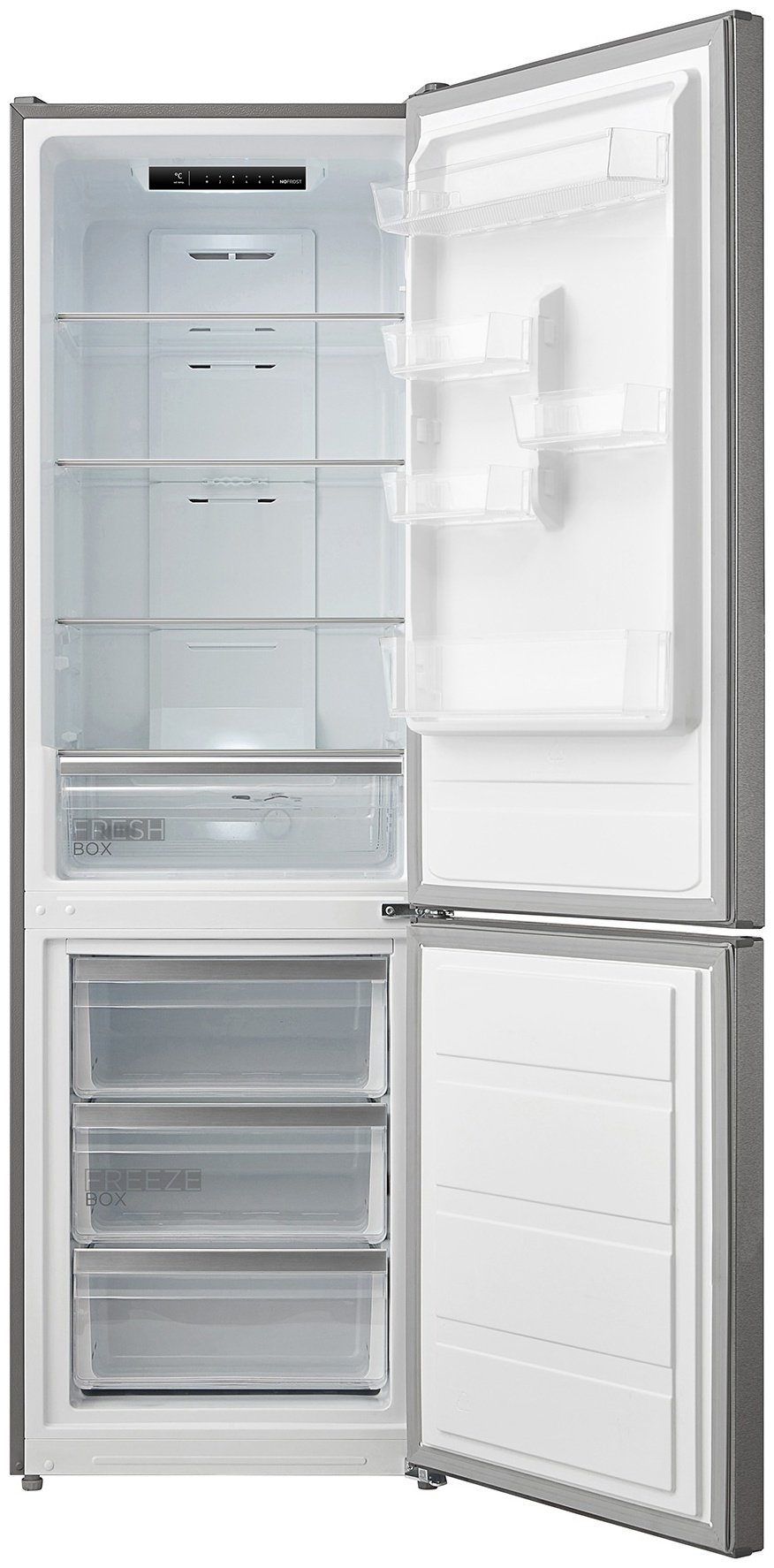 Холодильник Midea MDRB424FGF02I серебристый купить,0
