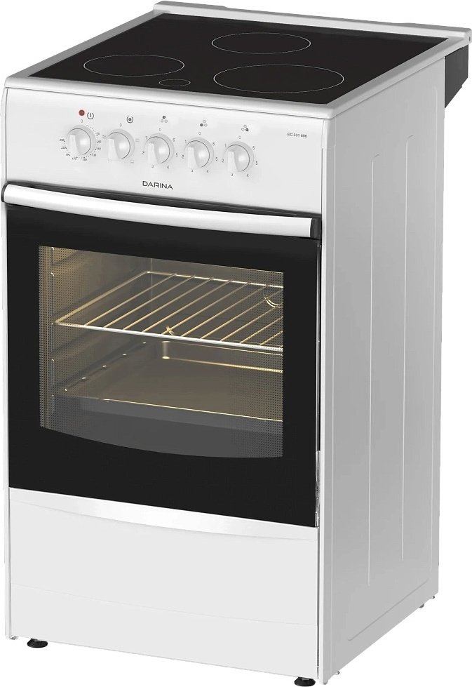 Кухонная плита DARINA 1B EC331 606 W белый - ForteMarket Кухонная плита DARINA 1B EC331 606 W белый купить,0