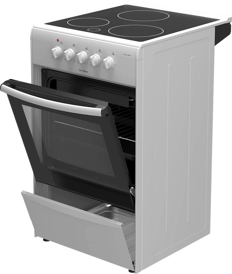 Кухонная плита DARINA 1B EC331 606 W белый - ForteMarket Кухонная плита DARINA 1B EC331 606 W белый купить,0