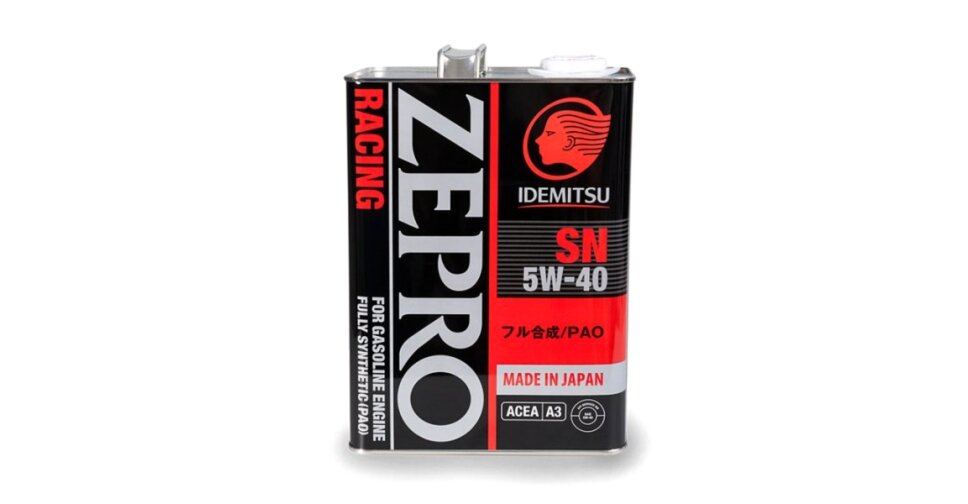 Моторное масло Idemitsu Zepro Racing 5W-40 4л купить,NaN