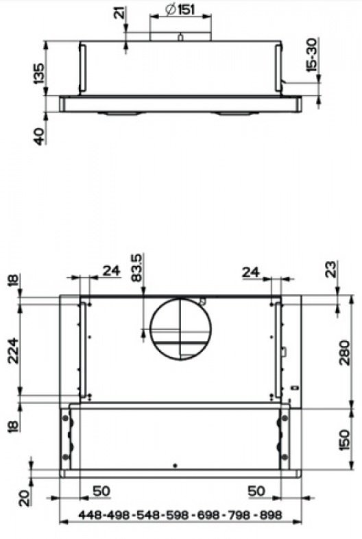 Вытяжка Faber Flox Glass BK A50 черный