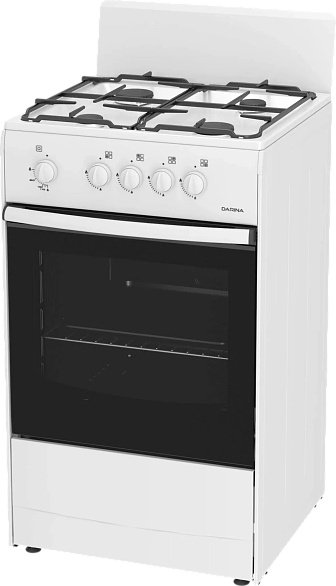 Кухонная плита DARINA S4 GM441 101 W белый купить,NaN