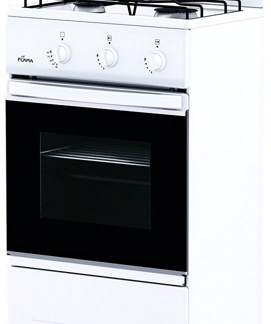 Кухонная плита Flama CG3202-W белый купить,NaN