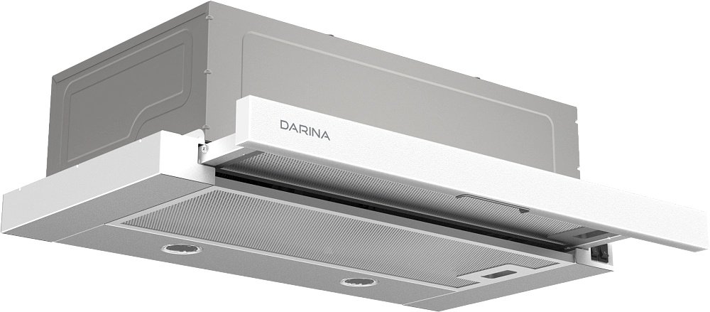 Вытяжка DARINA SMART М606W белый, серебристый