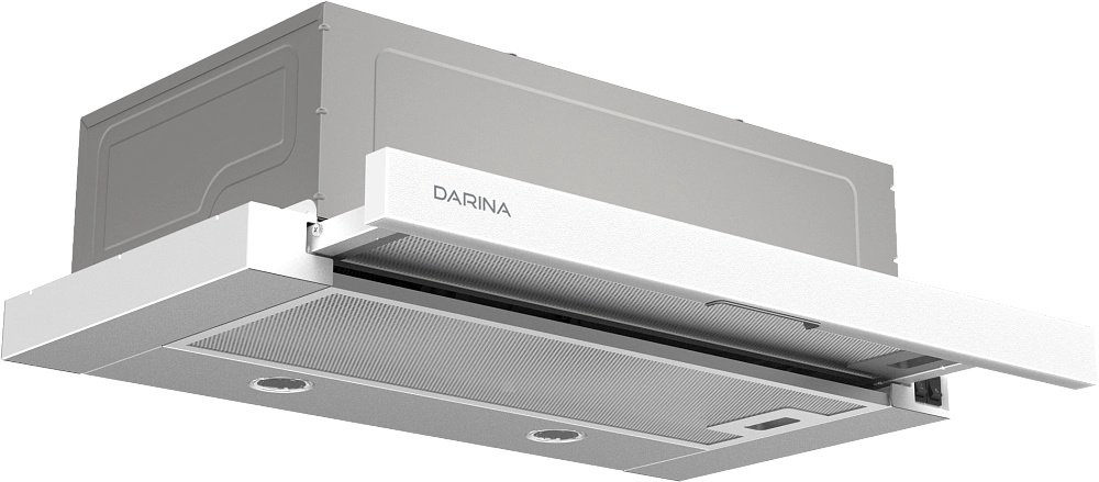 Вытяжка DARINA SMART М606W белый, серебристый