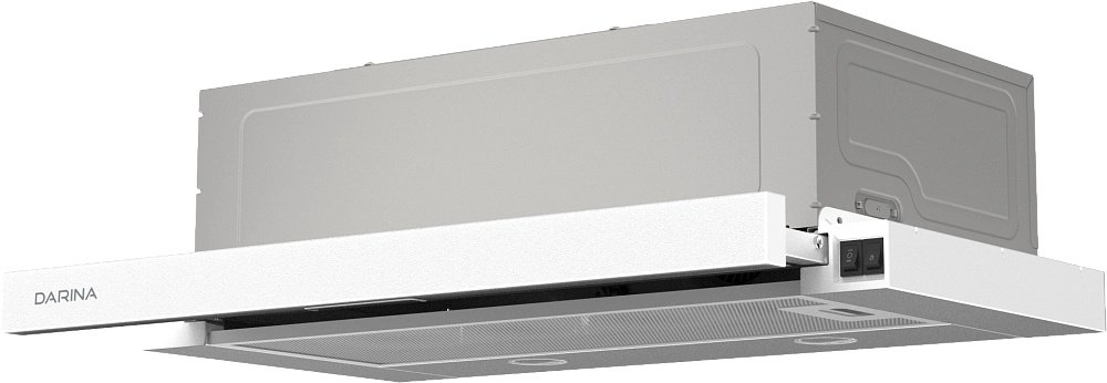 Вытяжка DARINA SMART М606W белый, серебристый купить,NaN