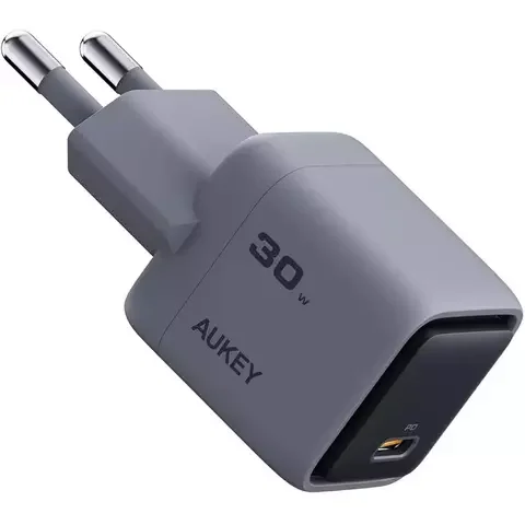 Зарядное устройство Aukey Comet Mini 30Вт USB Type-C PA-C1 Grey