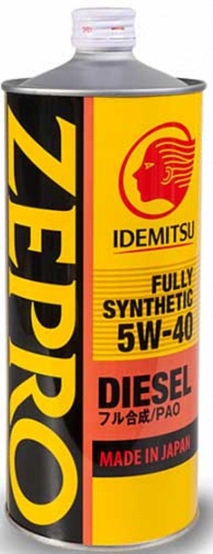 Моторное масло Idemitsu Zepro Fully Synthetic 5W-40 Diesel 1л купить,NaN