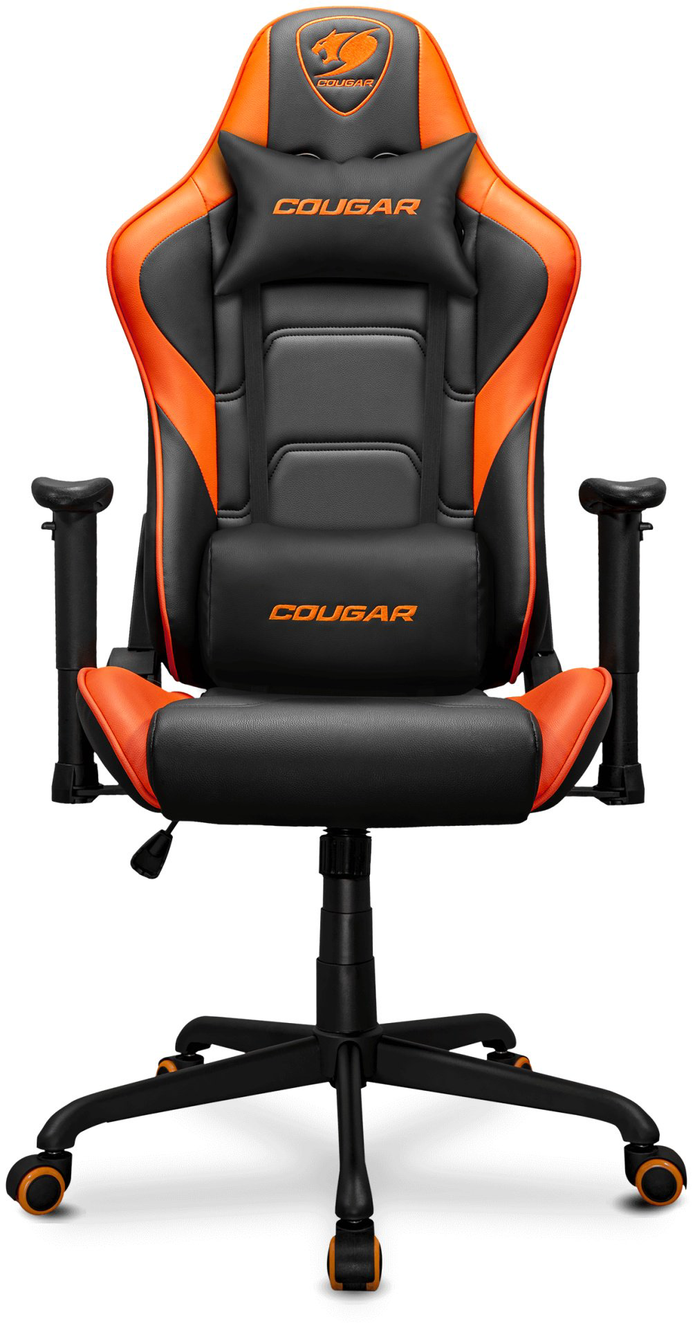 Игровое кресло COUGAR Armor Elite, черный, оранжевый