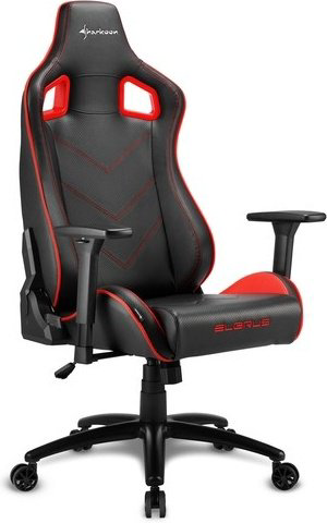 Игровое кресло Sharkoon Elbrus 2, красный, черный - ForteMarket Игровое кресло Sharkoon Elbrus 2, красный, черный купить,157307