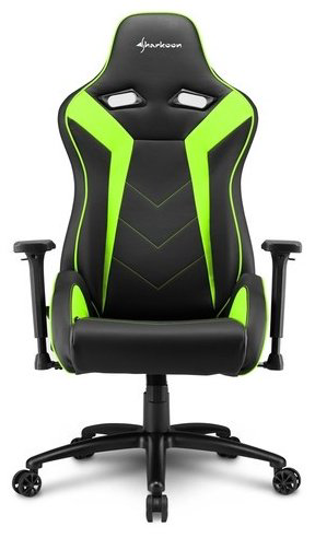 Sharkoon ELBRUS 3/BLACK-GREEN, черный, зеленый
