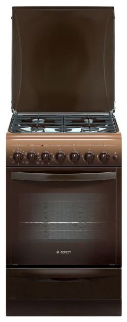 Кухонная плита GEFEST ПГЭ 5102-02 0001 коричневый